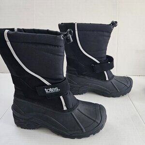 Totes Will Men's Waterproof Winter Boots 10 Med Black Thermolite Lining